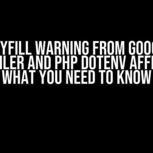 Polyfill Warning from Google: PHPMailer and PHP dotenv Affected – What You Need to Know