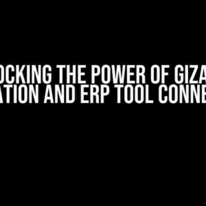 Unlocking the Power of Giza: API Integration and ERP Tool Connectivity